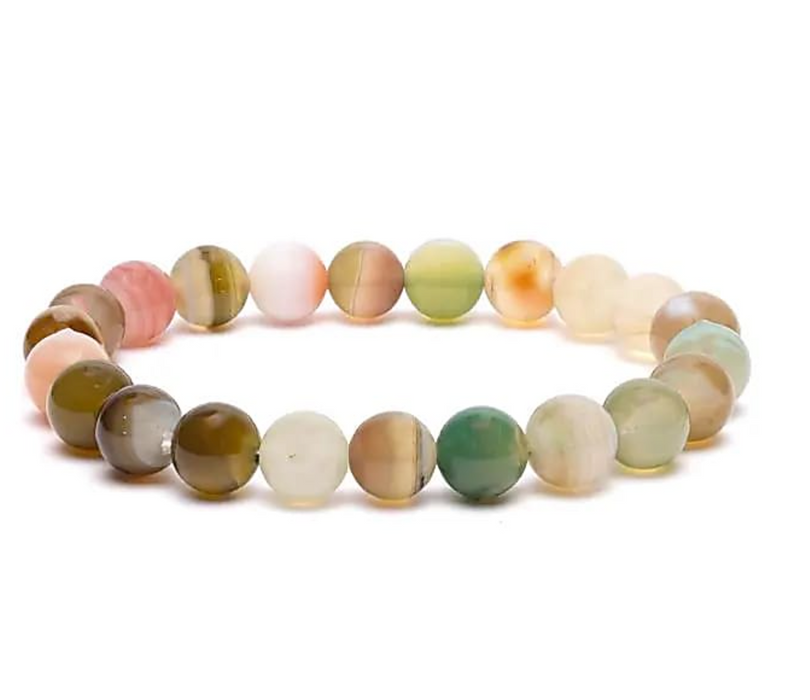 Akaatti rannekoru 8 mm