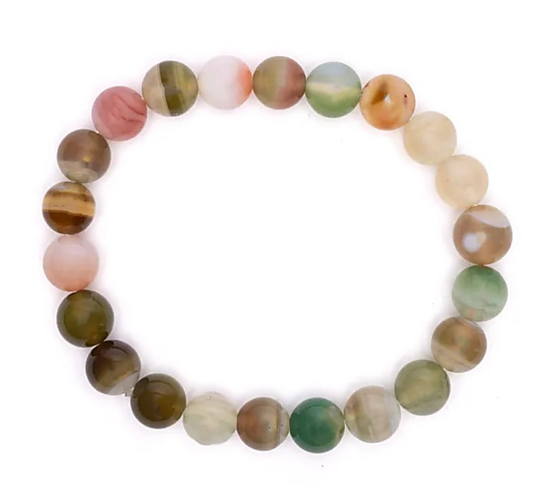 Akaatti rannekoru 8 mm