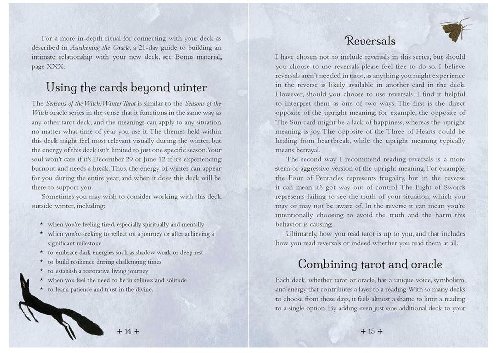 Seasons of the Witch:Winter Tarot - Lorriane Anderson & Tjana Lubovic / UUTUUS 2025