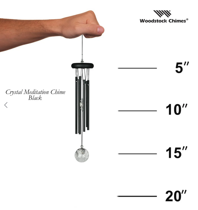 Woodstock Chimes- Crystal Meditation Chime