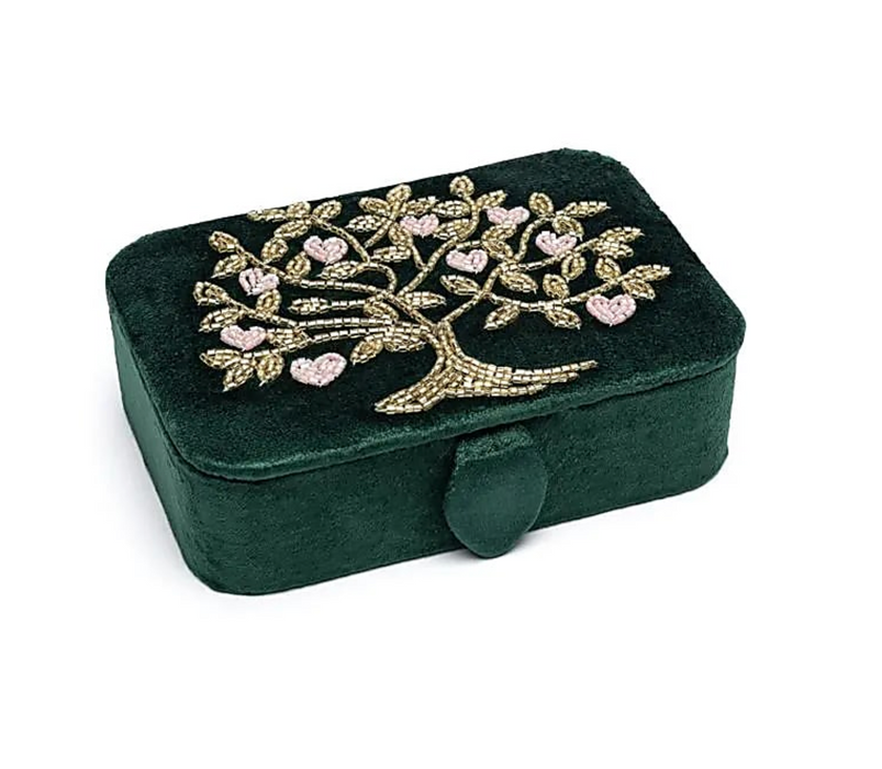 Tumman Vihreä samettirasia – elämänpuu