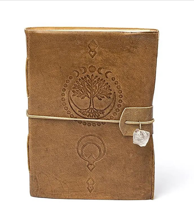 Keinonahkakantinen muistikirja-erilaisia