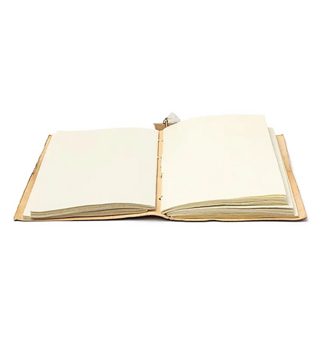 Keinonahkakantinen muistikirja-erilaisia