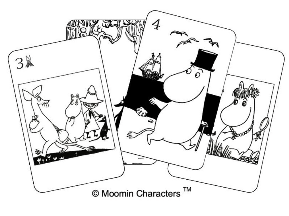 Moomin Tarot - useita kieliversioita