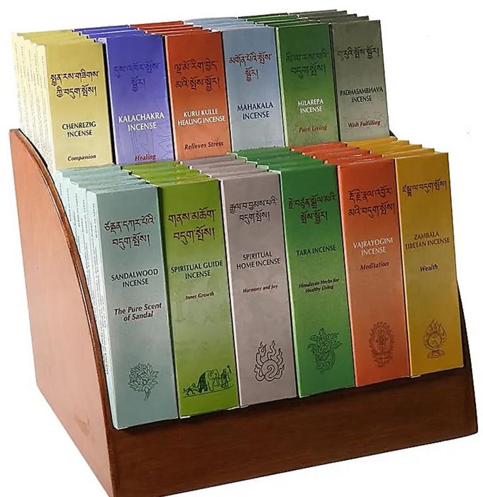 Tiibetiläiset suitsukkeet erilaisia