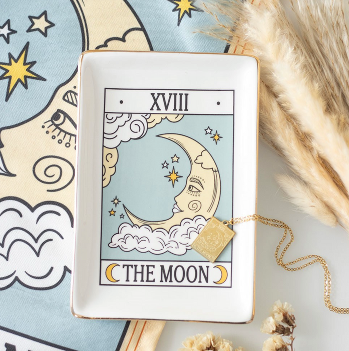 Tarot aiheinen keraaminen korulautanen