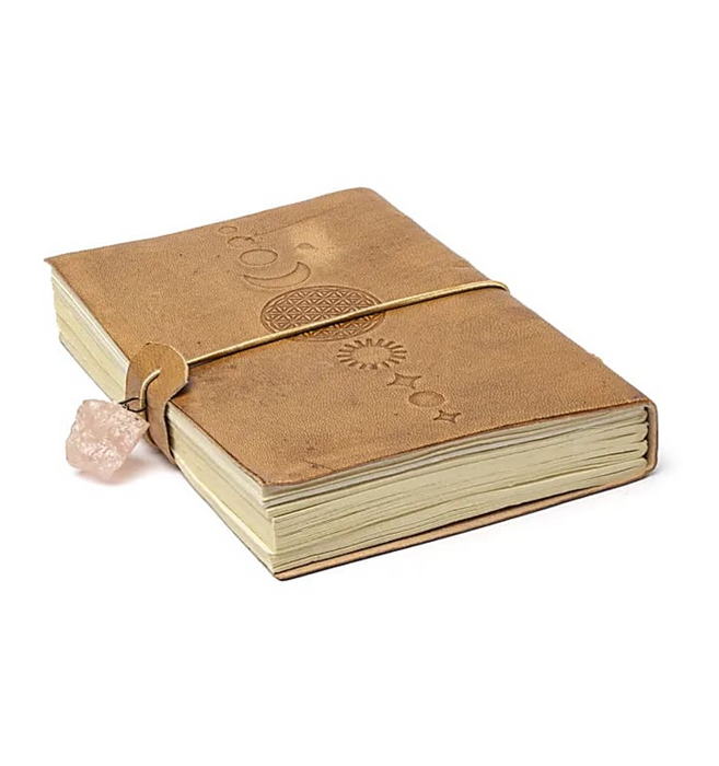 Keinonahkakantinen muistikirja-erilaisia