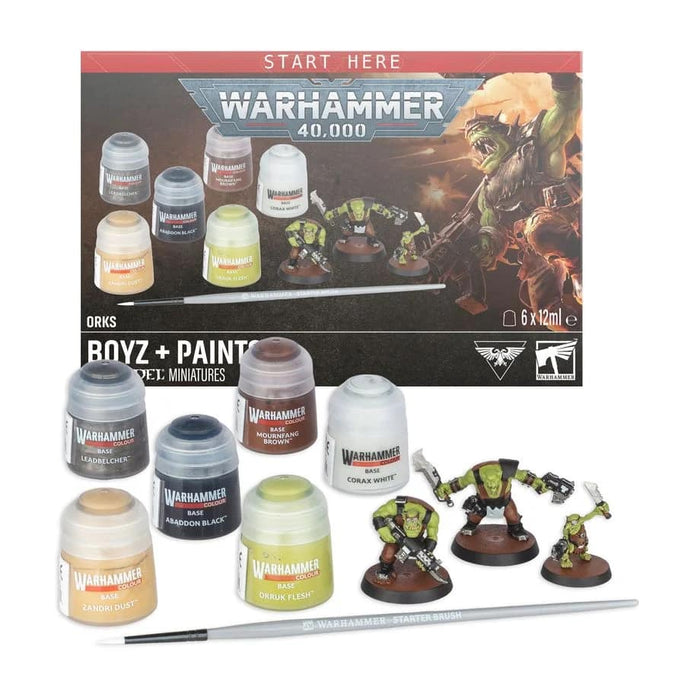 Orks + Paints Set - Warhammer