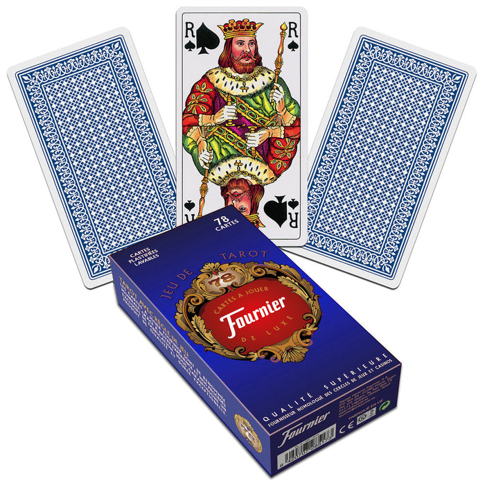 French Tarot cards (Blue) - playing cards Fournier