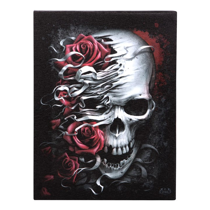 Skulls n Roses Canvas Print - Spiral Direct