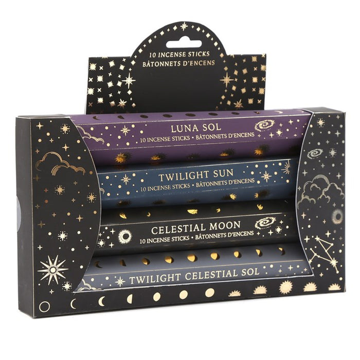 Celestial gift set Incense sticks 4x10 pcs