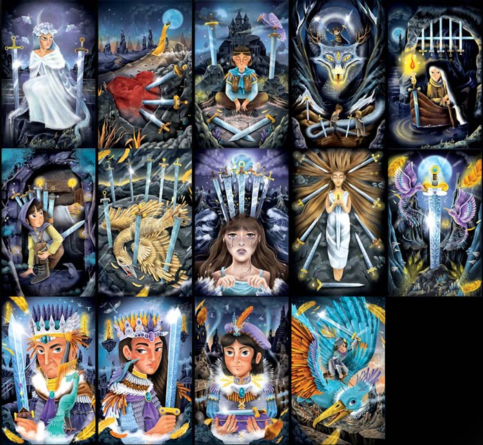 Fairy Tale Journey Tarot – 12 cm Edition, gold edges