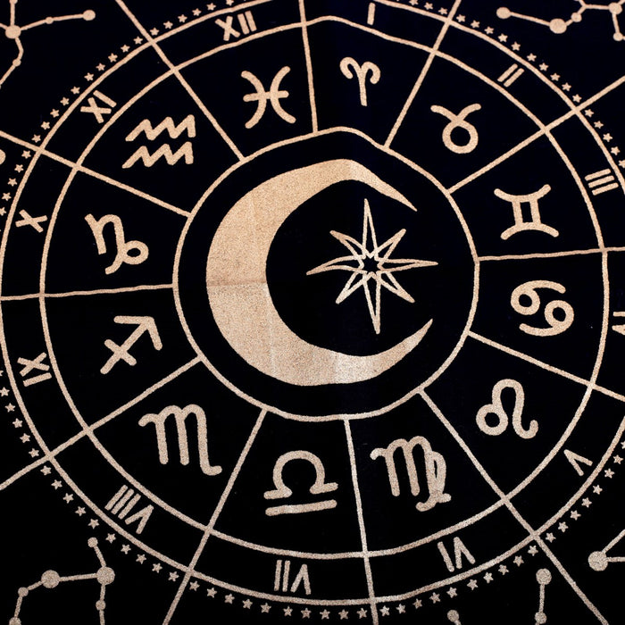 Astrologinen vuodenpyörä -alttariliina 72cm