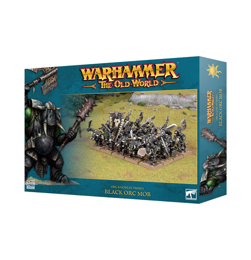 Whtow Orc and Goblin Tribes Black Ork Mob - Warhammer