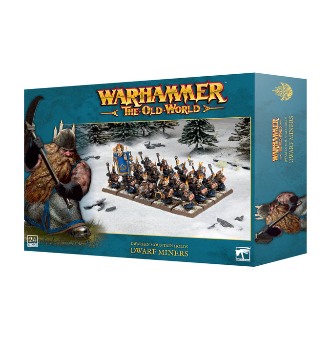 Whtow Dwarfen Mountain Holds Dwarf Miners - Warhammer