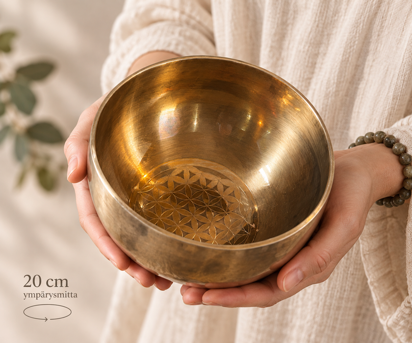 Flower of Life healing äänimalja 950-1050g