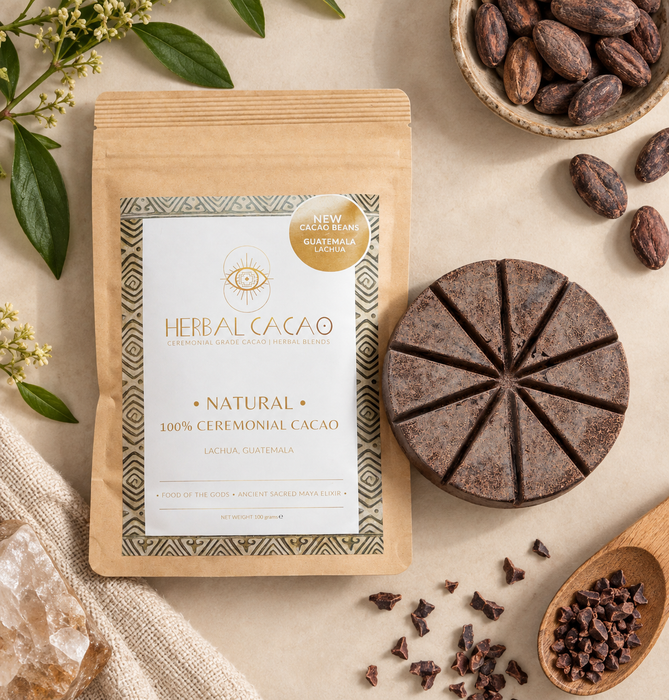Natural - Ceremonial Grade Cacao - Herbal Cacao 100g