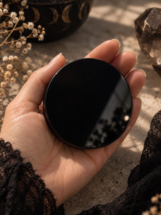 Obsidiaanipeili 8 cm – Meksiko