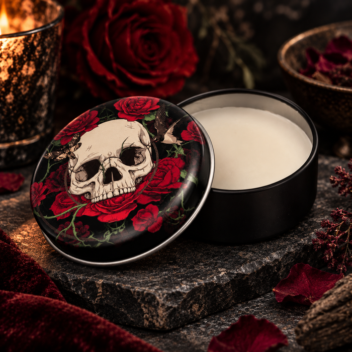 Skulls and Roses -huulivoide metallirasiassa