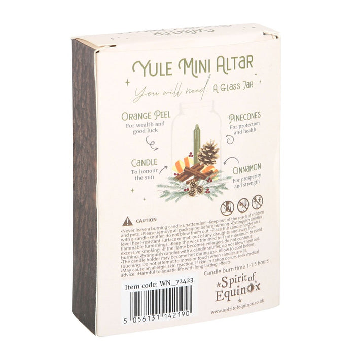 Winter ritual candle - Cedar &amp; Pine spell candle