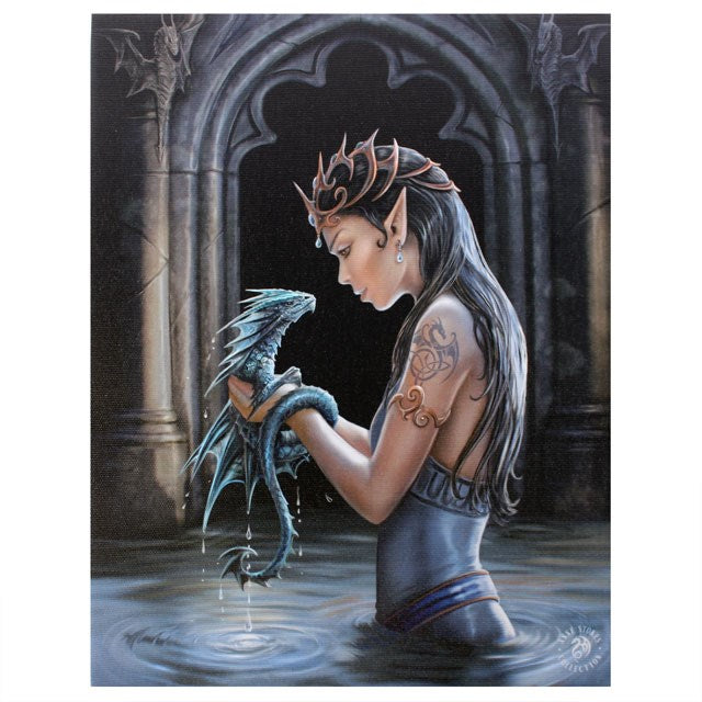 Naiad Canvas Board von Anne Stokes