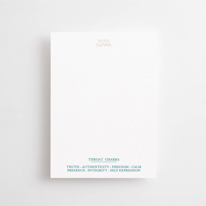 THE WORLD NEEDS YOUR VOICE & MAGIC - CHAKRA kortti - 5. Kurkku