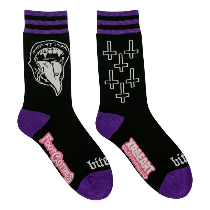 Bite Me Bitch Crew Socks - sukat - FootClothes