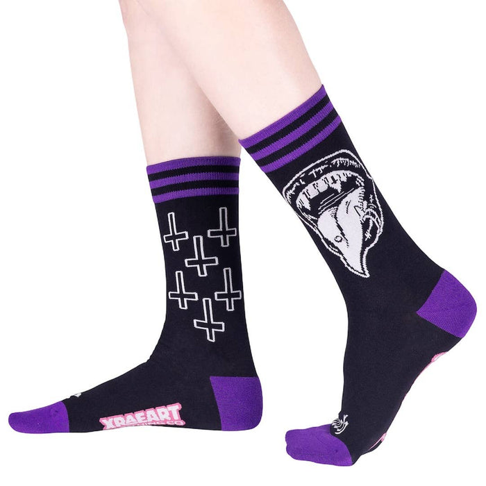 Bite Me Bitch Crew Socks - sukat - FootClothes