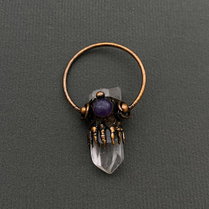 Vintage-riipus – Ametisti ja Vuorikristalli