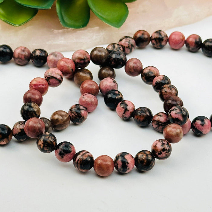 Rhodonite bracelet 8mm