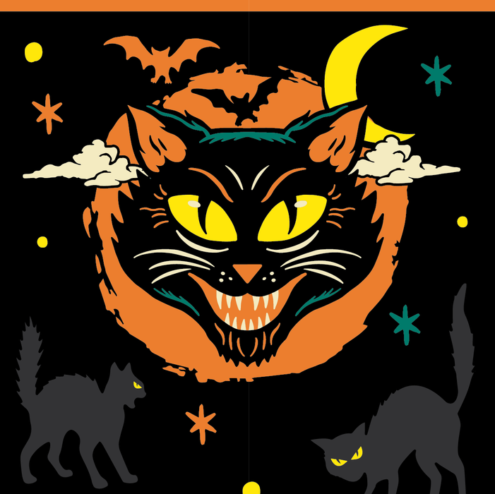 Vintage Black Cat sukat - FootClothes