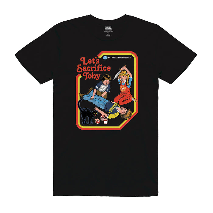 Let's Sacrifice Toby musta unisex T-Paita - Steven Rhodes