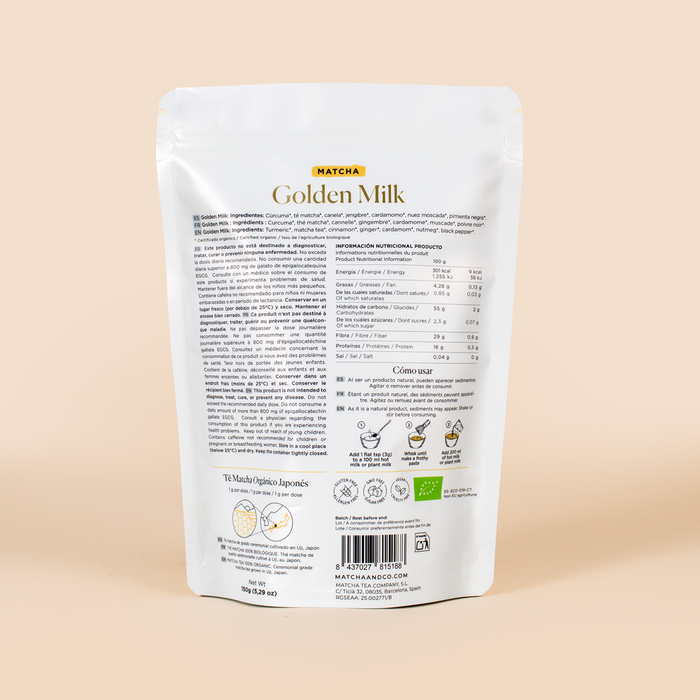 Matcha Golden Milk 80 g - Matcha & CO