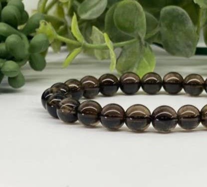 Savukvartsi helmirannekoru (8mm helmet, joustava)