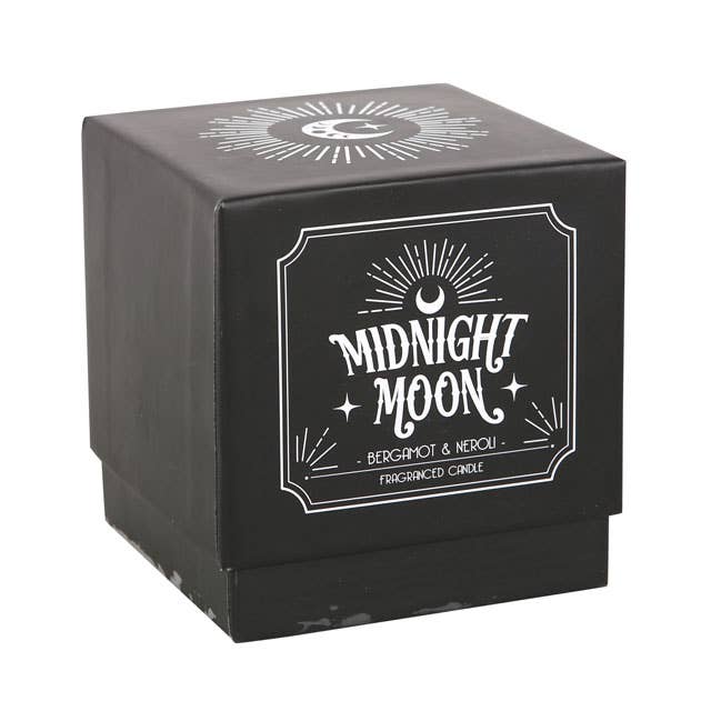 Midnight Moon Bergamot &amp; Neroli Gothic Duftkerze