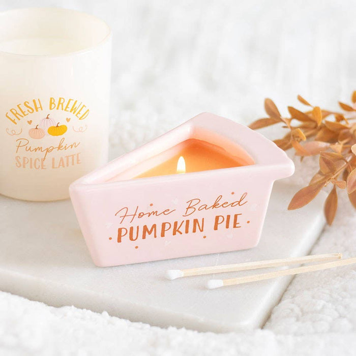 Home Baked Pumpkin Pie Autumn Candle - kurpitsapiirakan tuoksuinen kynttilä
