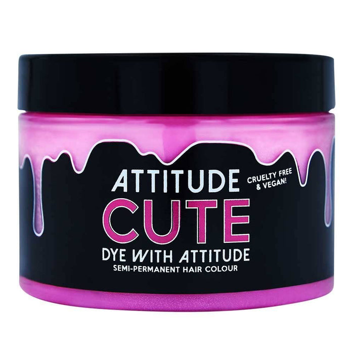 Cute Pastel Pink Hair dye - vegan, not tested on animals - Attitude Hair Dye