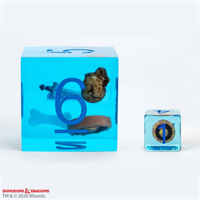D&D Jumbo Gelatinous Cube - 40 mm jättikokoinen d6-noppa - Fanroll