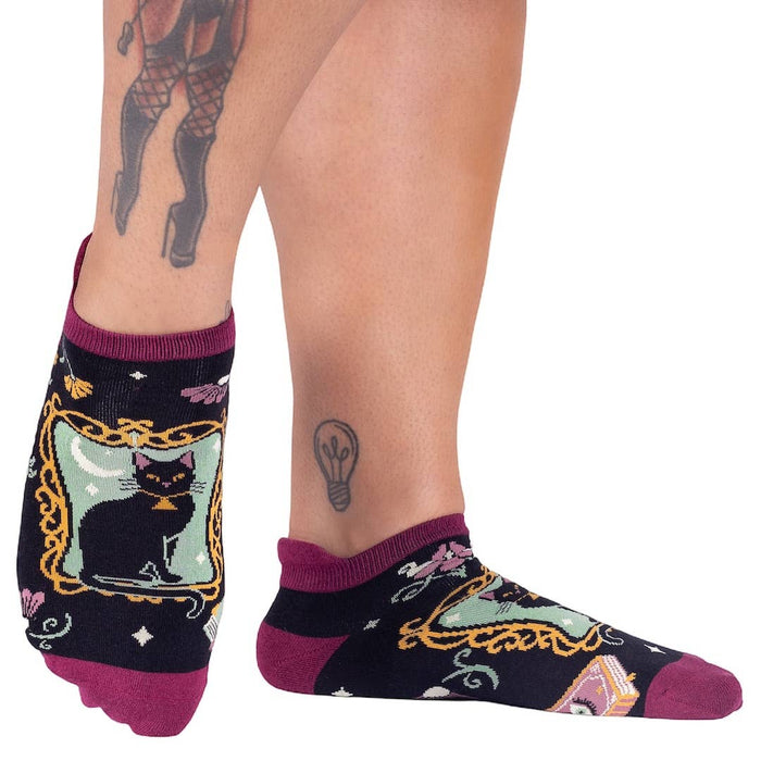 Duchess Shadowfloof's Mew World Ankle Socks - nilkkasukat - FootClothes