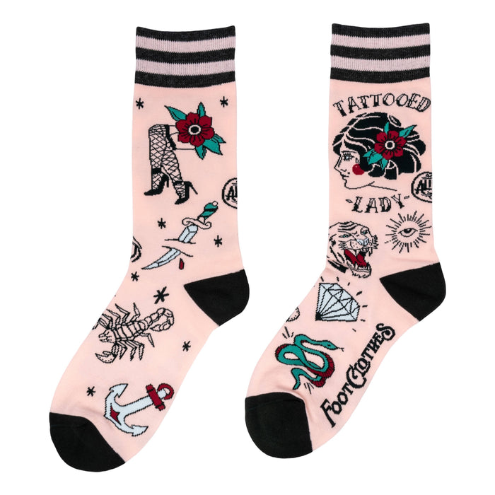 Tattooed Lady Socks - FootClothes