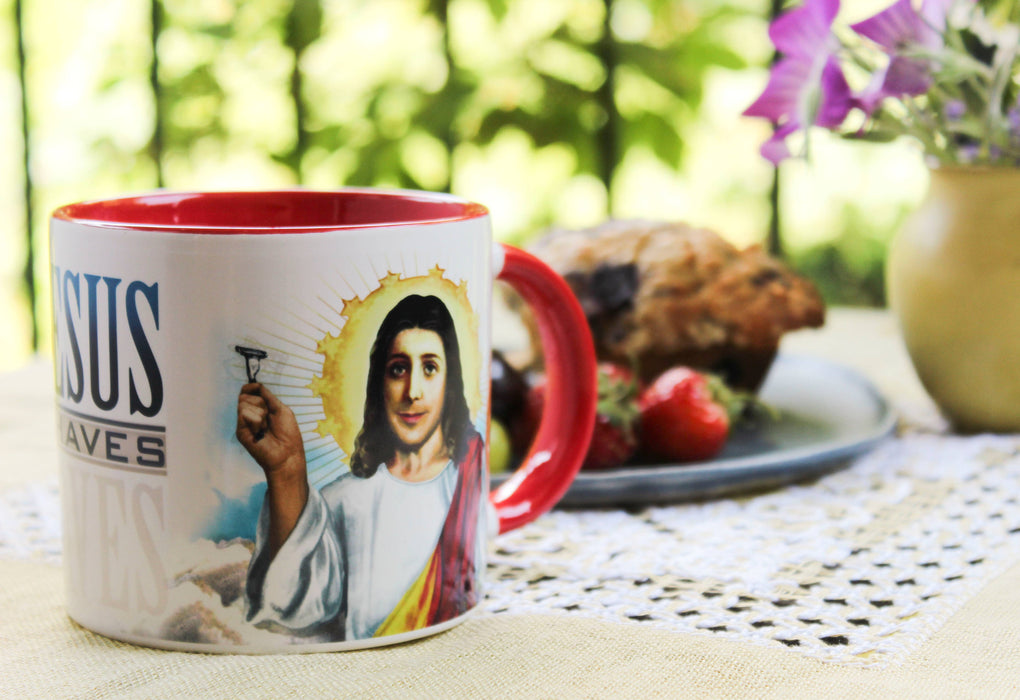 Jesus Shaves Heat-Changing kahvimuki