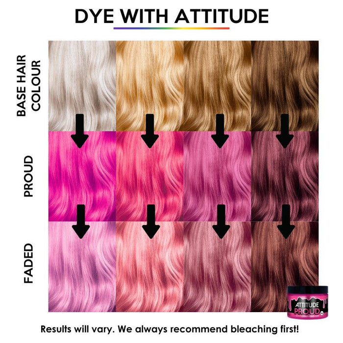 Attitude Proud UV Pink hiusvärin sävy
