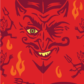 Vintage Devil Sukat - FootClothes