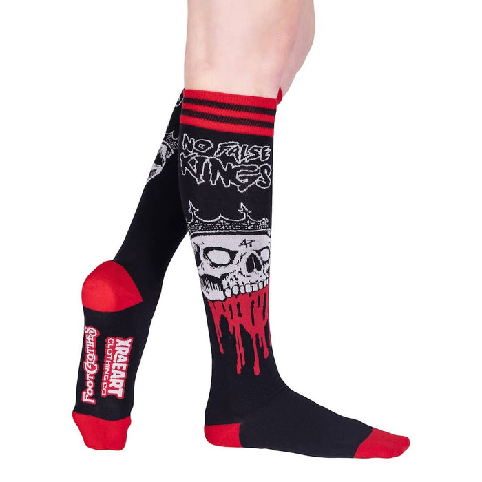 No False Kings Knee High Socks - sukat - FootClothes