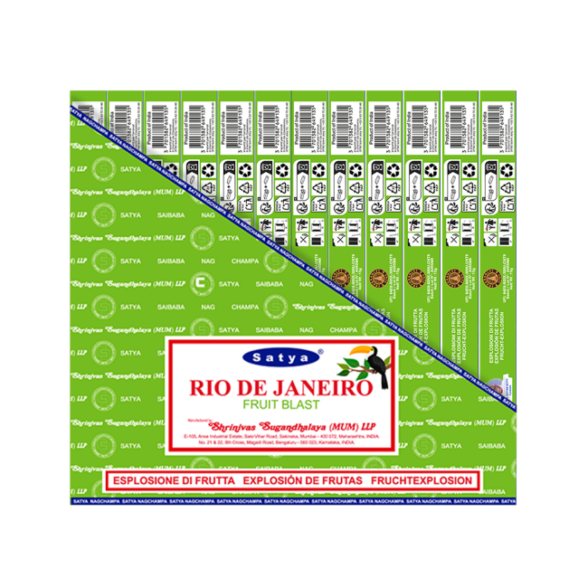 Rio de Janeiro suitsuketikku 15 g – Satya