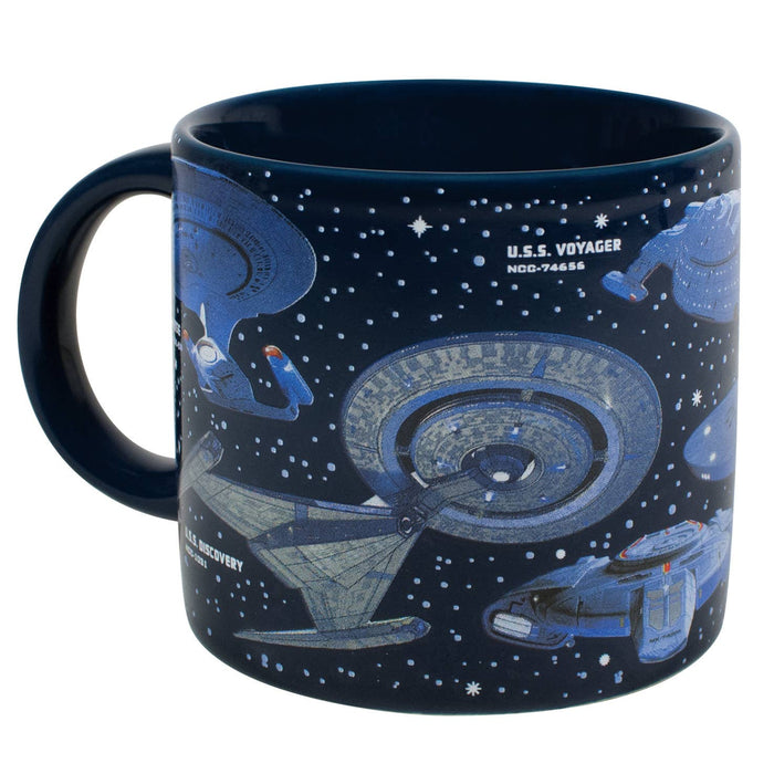 Starships of Star Trek Mug - Unemployed Philosophers Guild