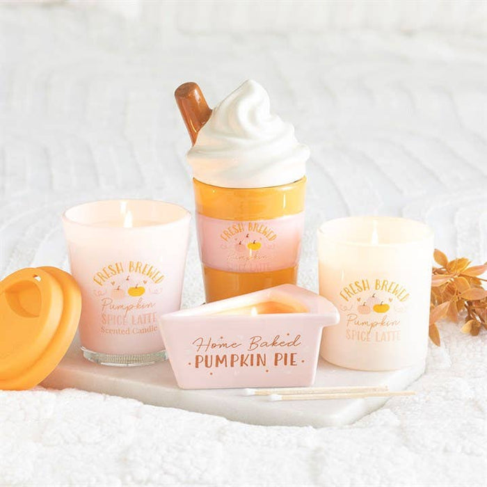Home Baked Pumpkin Pie Autumn Candle - kurpitsapiirakan tuoksuinen kynttilä