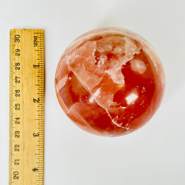 Hematoid crystal ball - Unique specimen (approx. 900g)