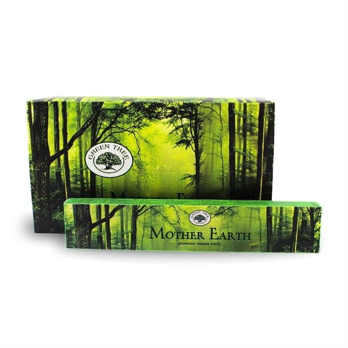 Green Tree Mother Earth Masala Hand Rolled Natural Incense Sticks
