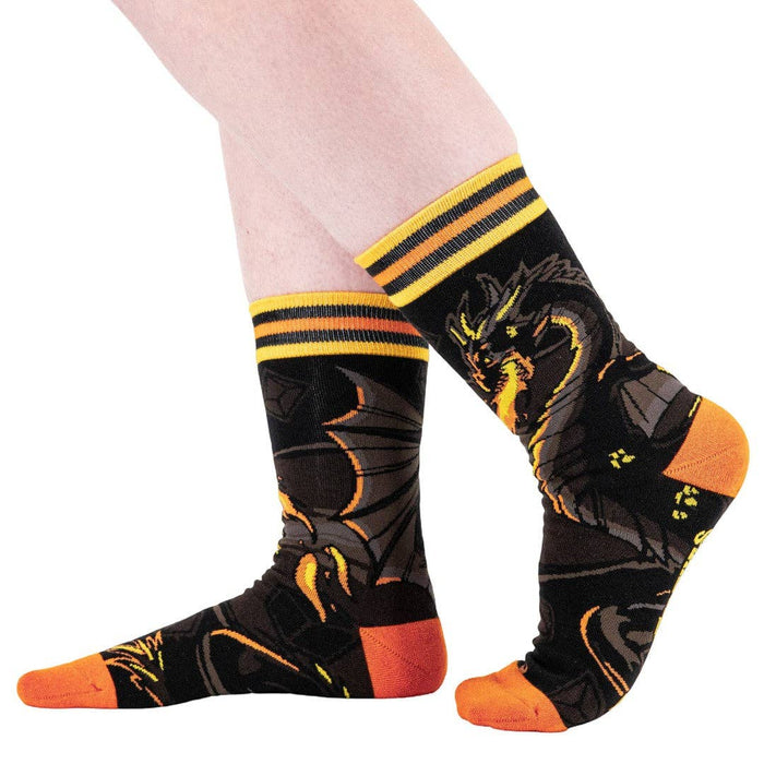 Dragon's Flame Crew Socks - sukat - FootClothes